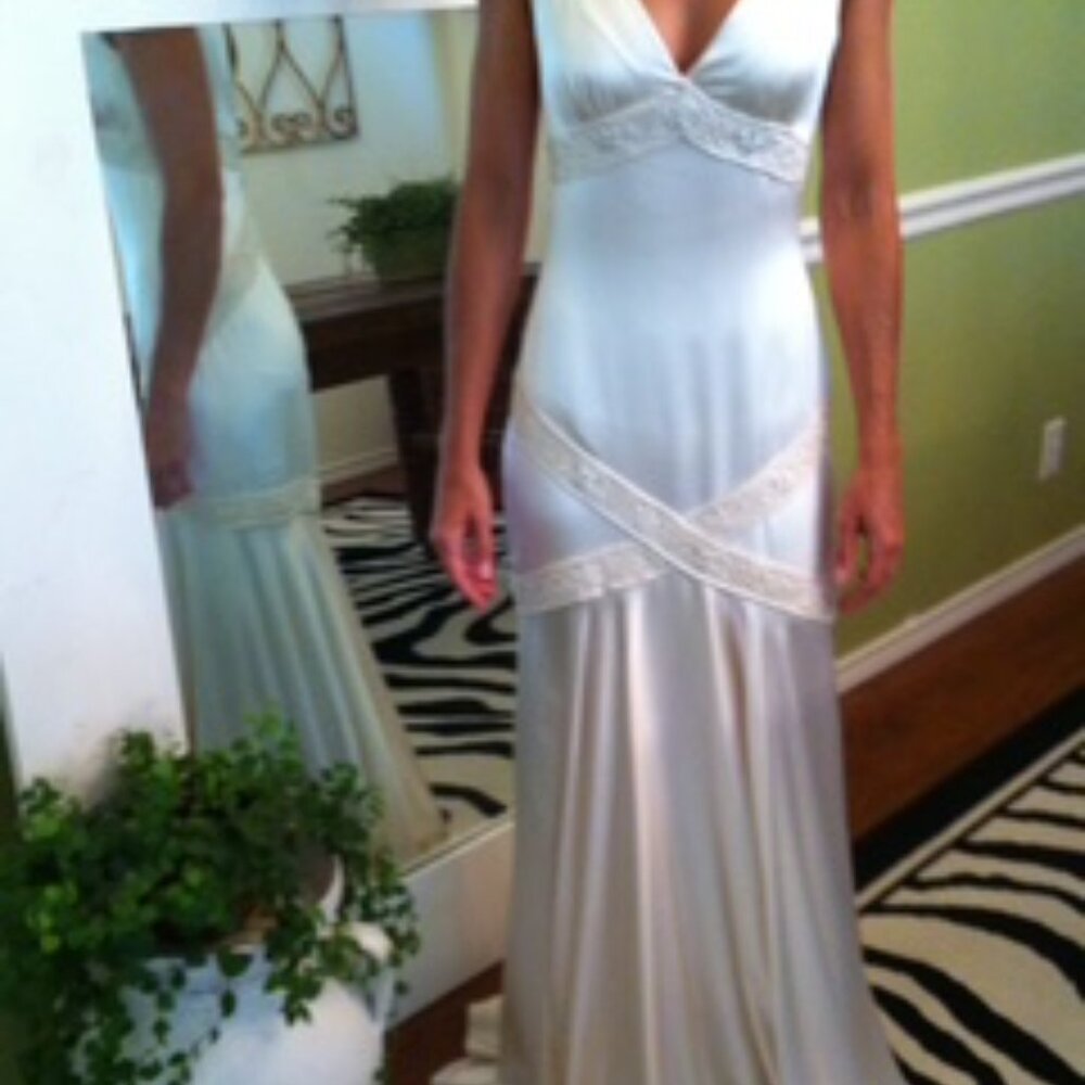 Custom Vintage inspired Wedding Gown - Picture 9 of 11